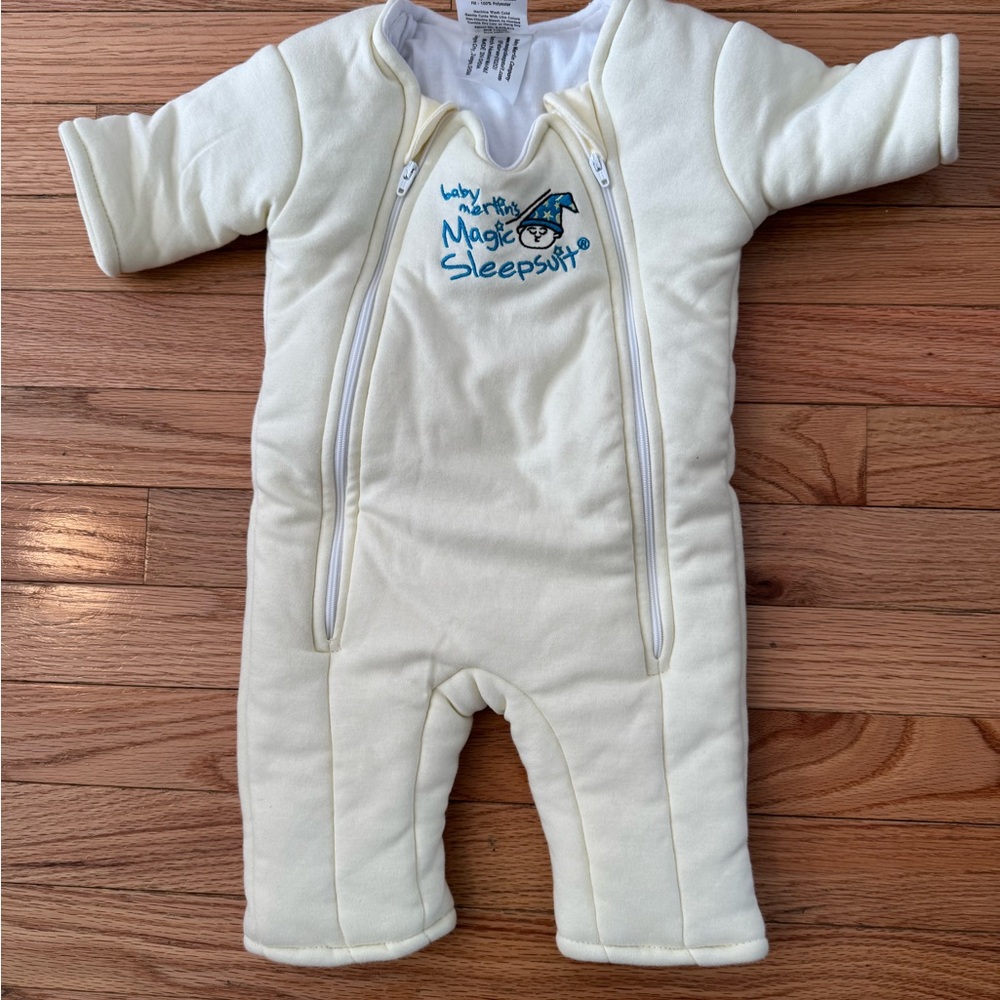 Baby Merlin’s Magic Sleepsuit - Cream